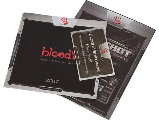 Мышь проводная игровая A4Tech Bloody V8M Max черный